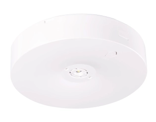 Witte ronde STARLET ROUND SO 150 CB noodverlichtingsarmatuur voor opbouwmon