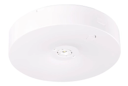 Witte ronde STARLET ROUND SO 150 CB noodverlichtingsarmatuur voor opbouwmon