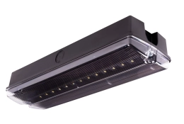 Zwarte ORION II IP65-noodverlichtingsarmatuur