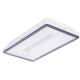 Witte rechthoekige VELLA LED SO 350-P CB IP65-noodverlichtingsarmatuur